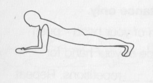 Back exercises: Plank