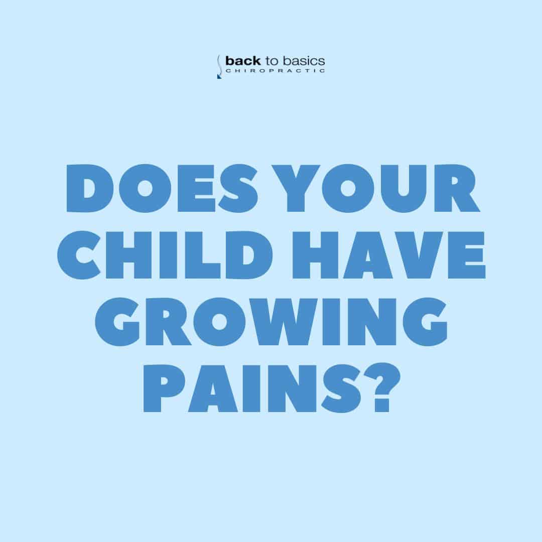 Can a chiropractor help with growing children s pains 